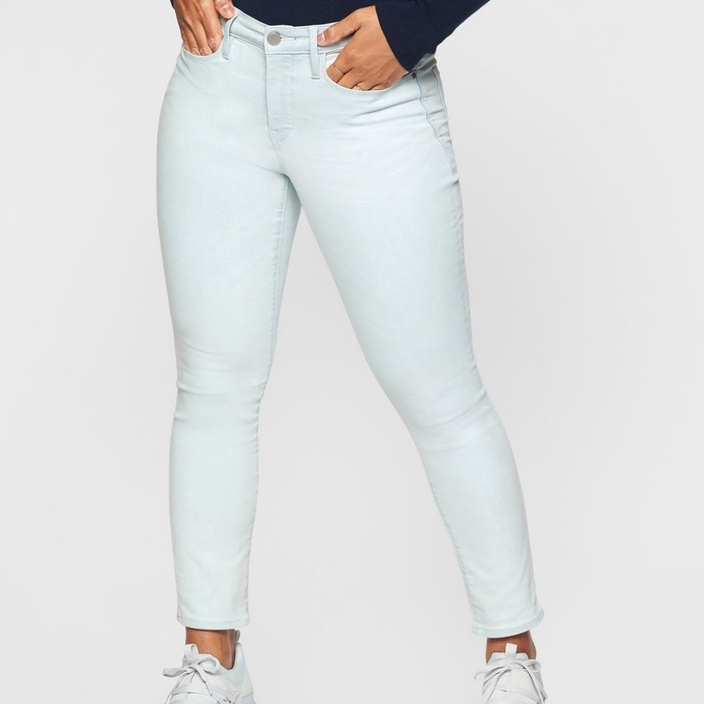 NWT! Athleta Women's Sculptek Crop Skinny Jeans Biscayne Wash/Size-6 - Picture 4 of 11